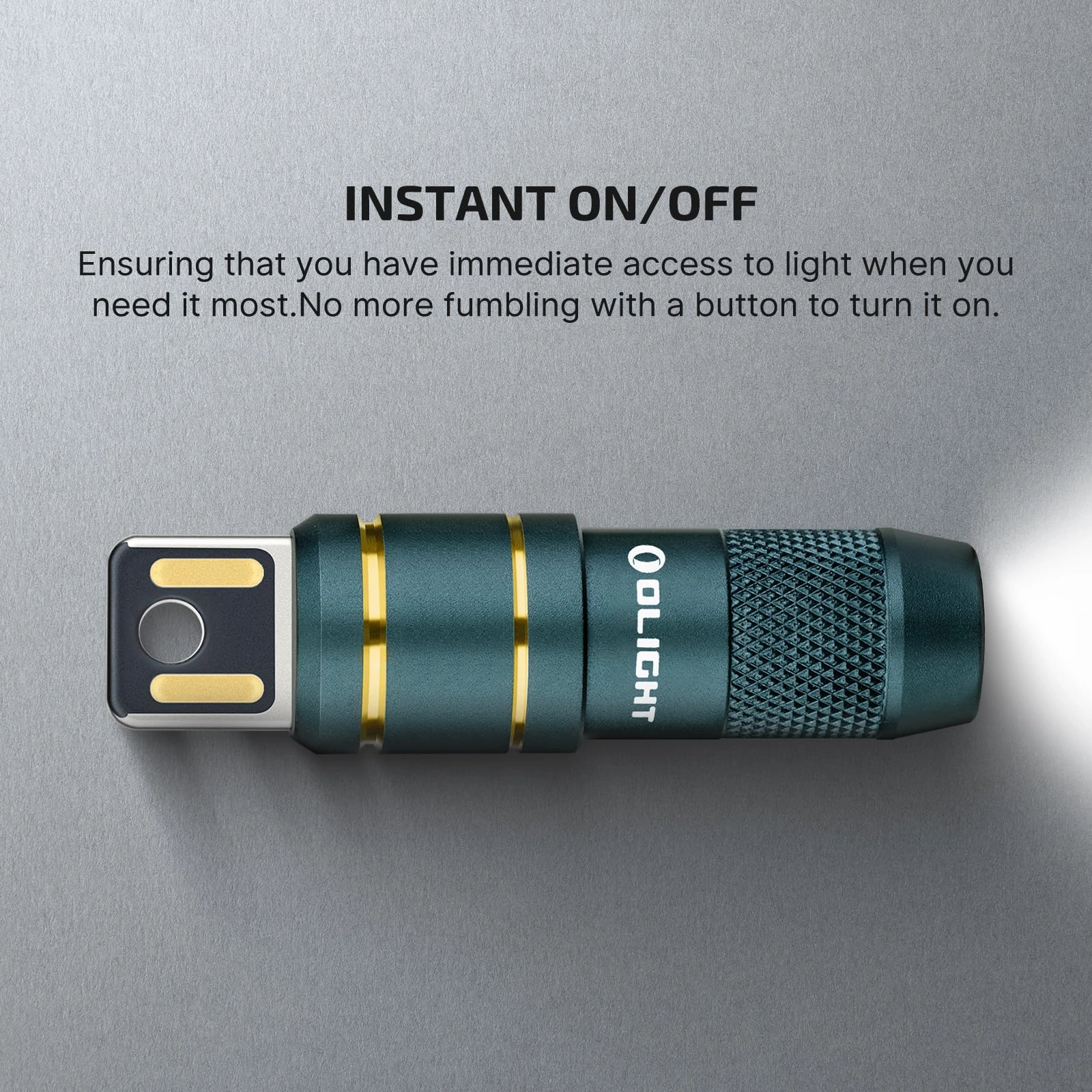 IMINI 2 Keychain Flashlight Rechargeable (50lm)