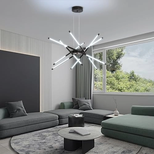 Modern Sputnik Chandeliers - 3000K-6000K Dimmable