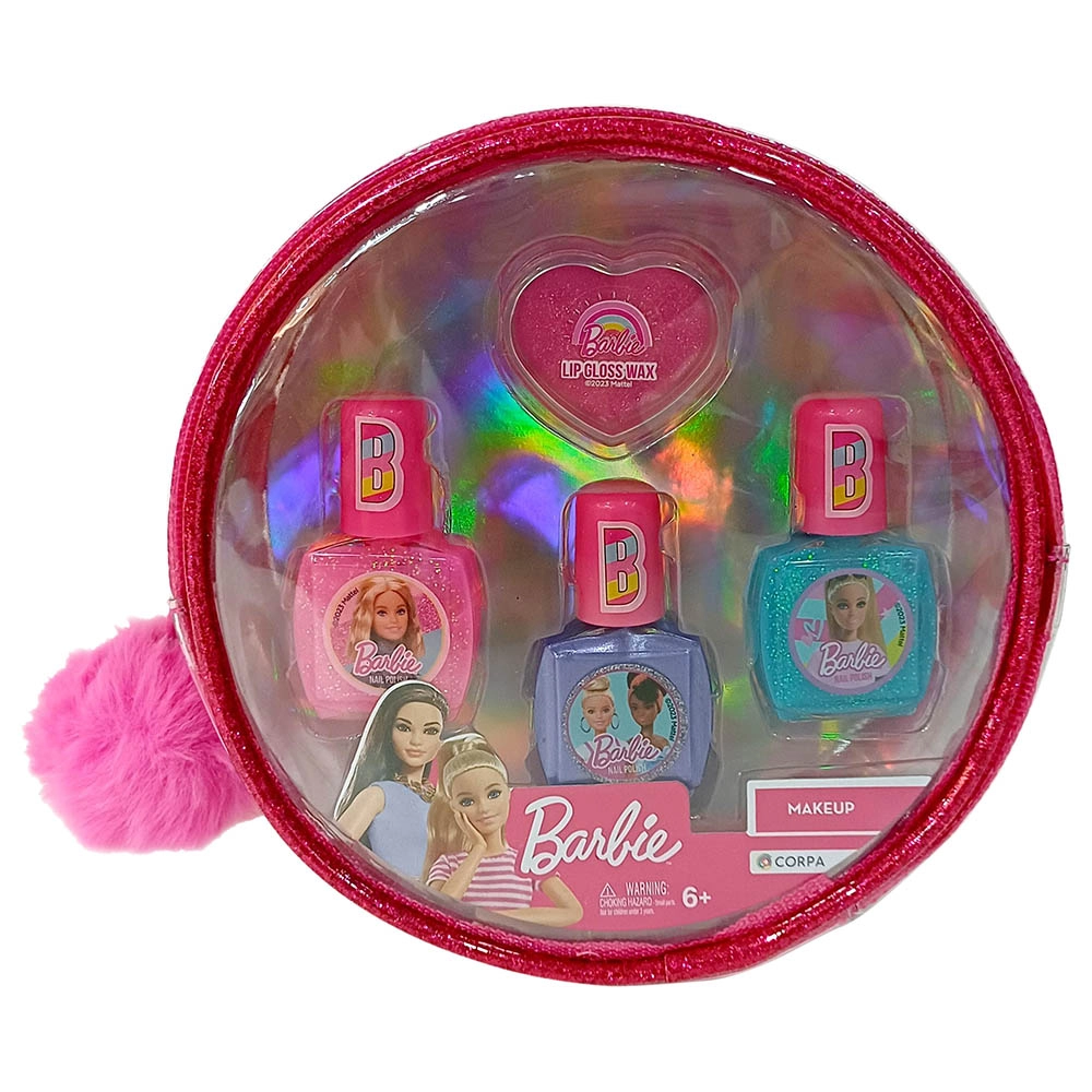 Barbie Makeup Set PVC Pouch - 4 pcs (816-CRP-5013)
