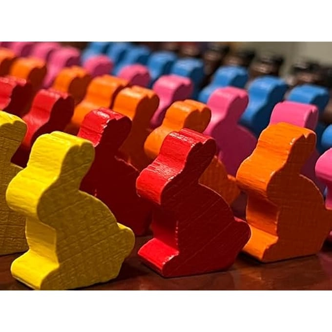 RABBIT TOY FIGURES - 70 Pieces