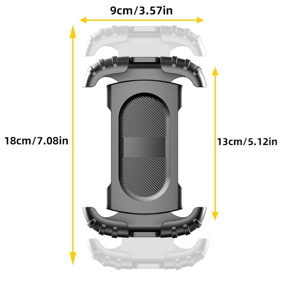 Mobile Phone Holder - 360° Rotation Auto Lock