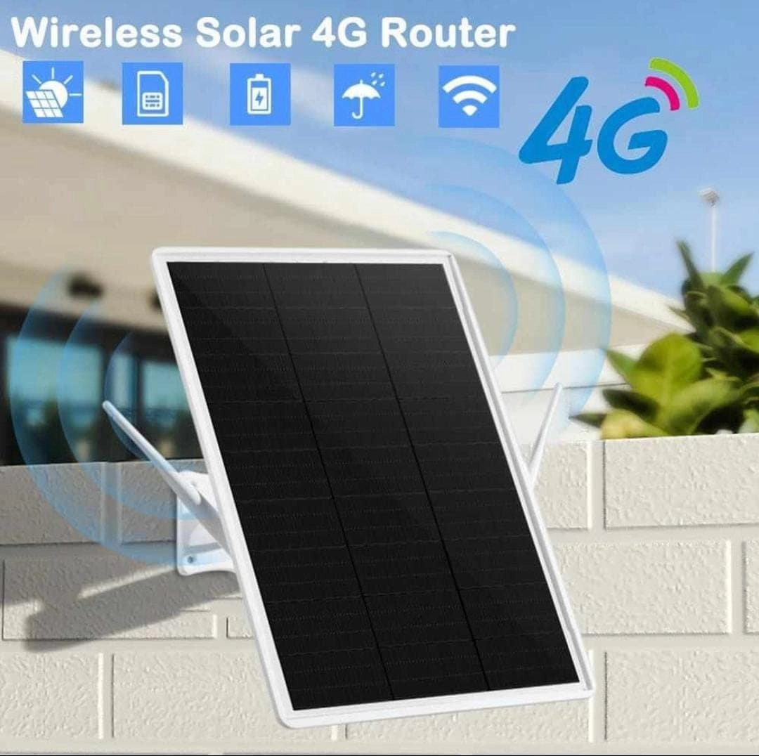 Outdoor Solar Powered 4G Router - 4G LTE WiFi