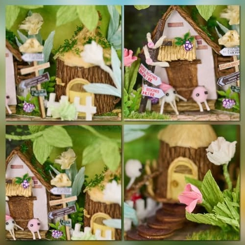 Miniature Wooden Dollhouse Furniture Kit - Creative Room 1:24