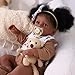Yaney Reborn Baby Doll - 20 Inch Soft Body Black Girl Ages 3+