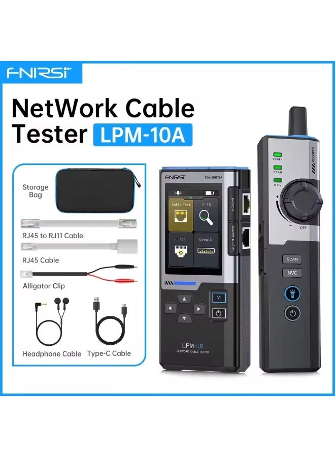 LPM-10A - Color Display PoE Test RJ45 Crimp
