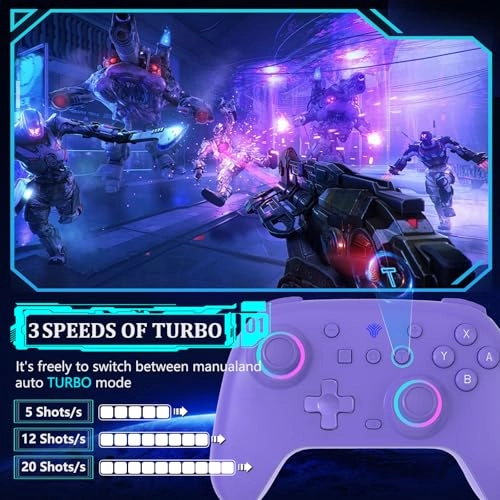 Switch Controller - Purple Nintendo Switch