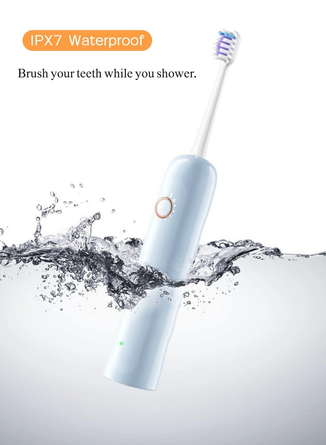 X1 - 4 Brush Heads 60 Days IPX7 Waterproof