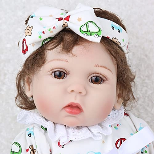 Rebirth Doll - 19 Inch 48cm Vinyl Curly Hair