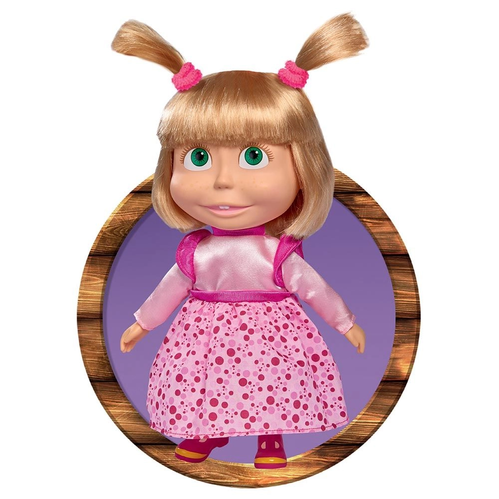 Masha And The Bear Doll - 30cm 2 Extra Dresses Ages 3+