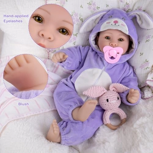Real Life Baby Dolls - 17 inches Vinyl Soft Cloth Body Ages 3+