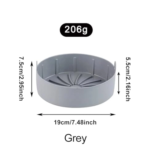 Silicone Air Fryer Pan Large AMZ-XY-HI13490GY-L-AE
