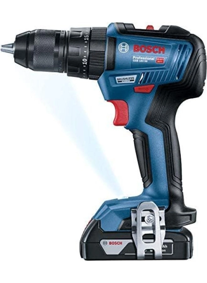 GSB 18V-50 - 2 x 5.0 Ah