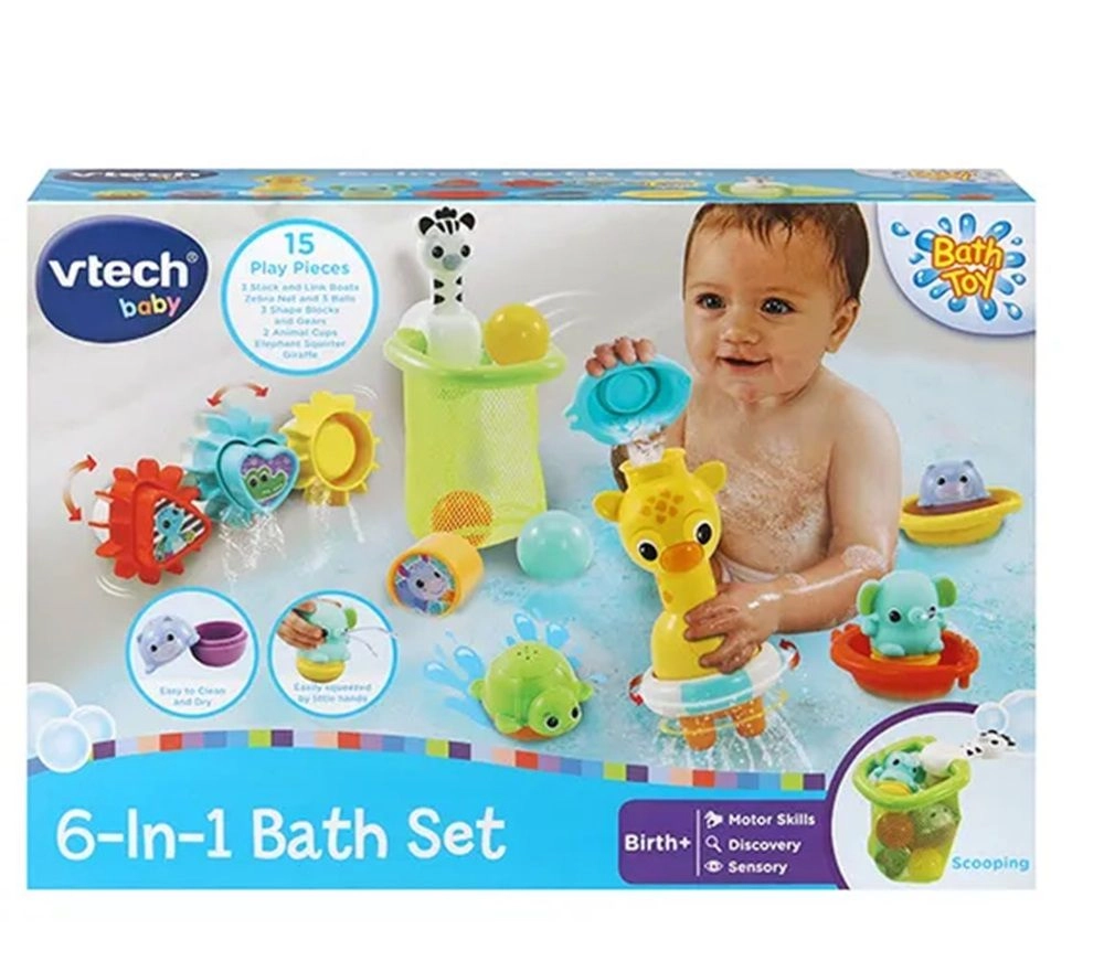 6 In 1 Bath Set - Multi Colour 0 +