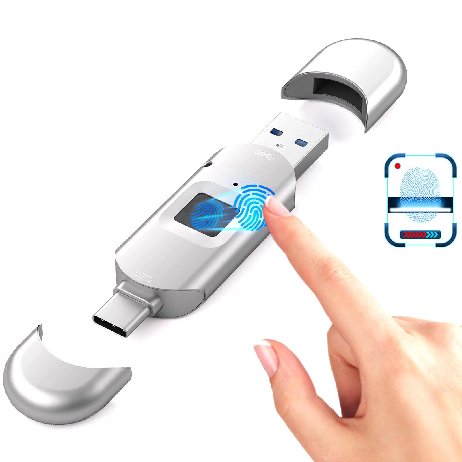 Yyklerkas 8ciozt-897497-A - USB 3.0 USB-A USB-C 64GB