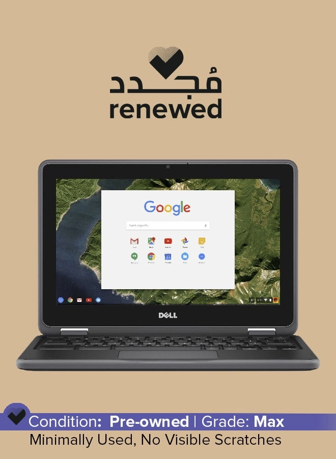 DELL (Renewed) Chromebook 3189 - 11.6'' Celeron N3060 4GB DDR3 128GB SSD