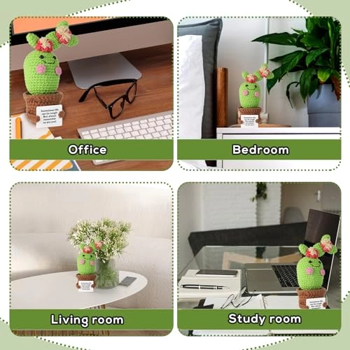 Crochet Cactus - 16.5 cm