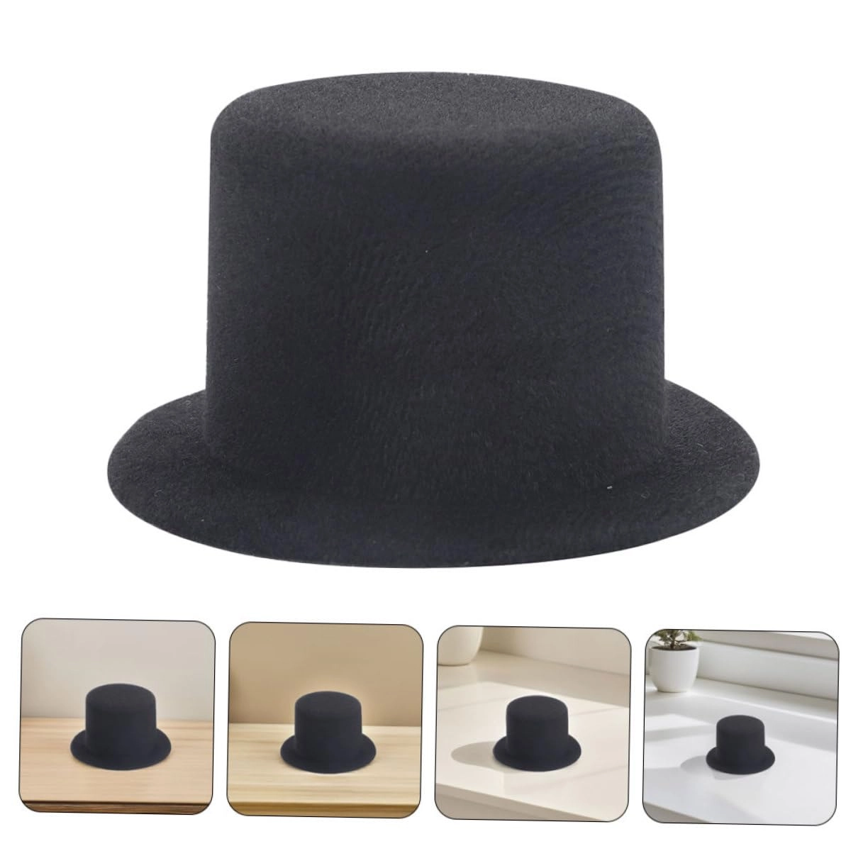Mini Top Hats - 4Pcs 9.00X9.00X4.50CM