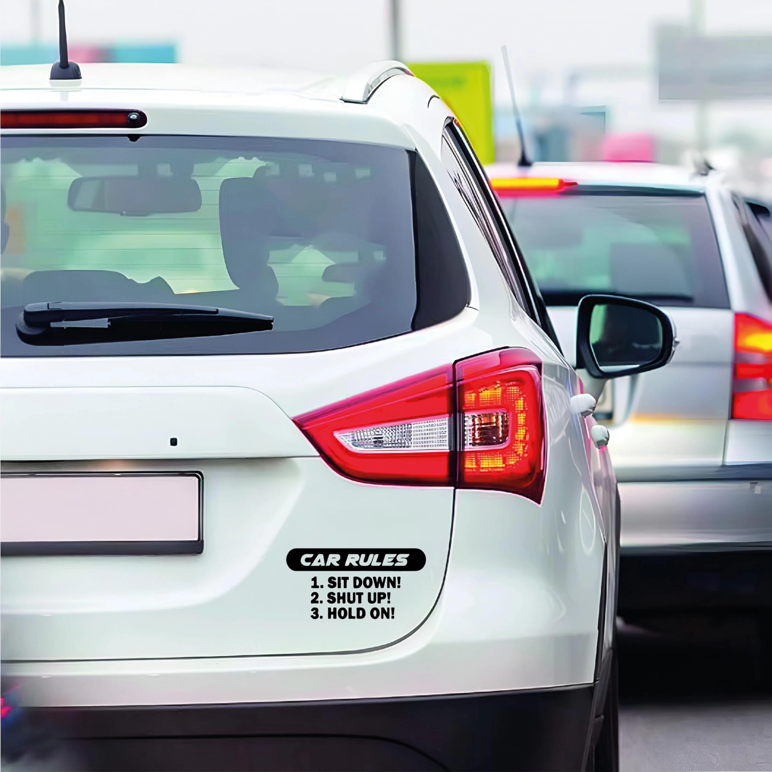 Car Rules Stickers