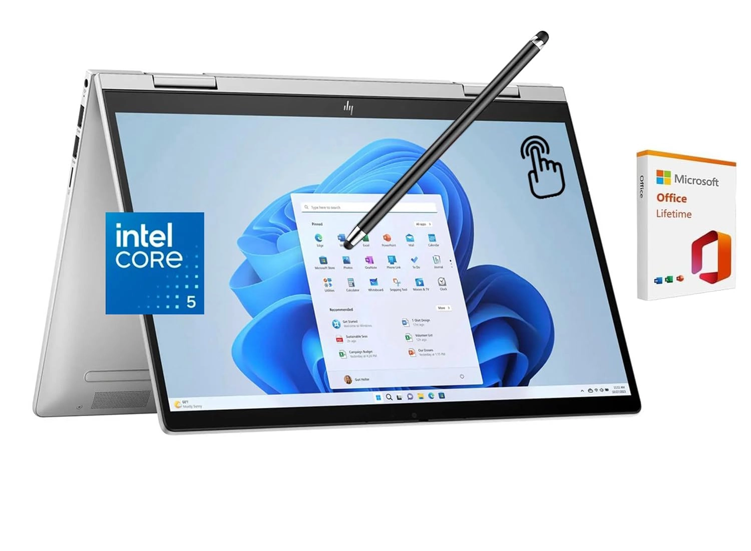 HP Envy x360 - 14'' Core 5 120U 8GB DDR4 1TB SSD