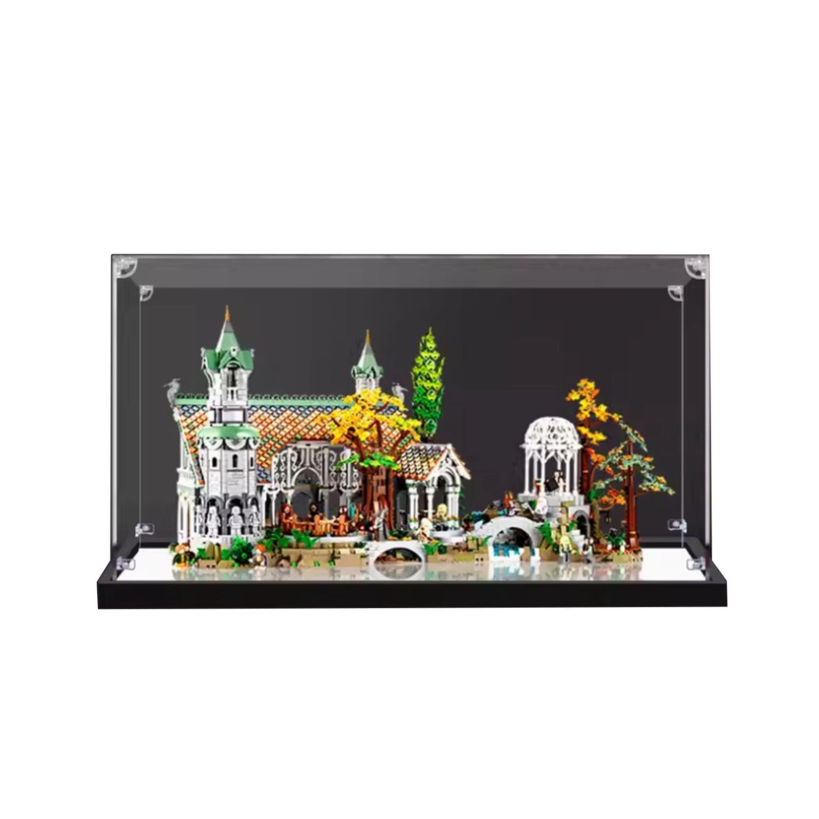 SONNIES Lego Acrylic Display Case (10316) - Dustproof Transparent 80 x55 x45cm