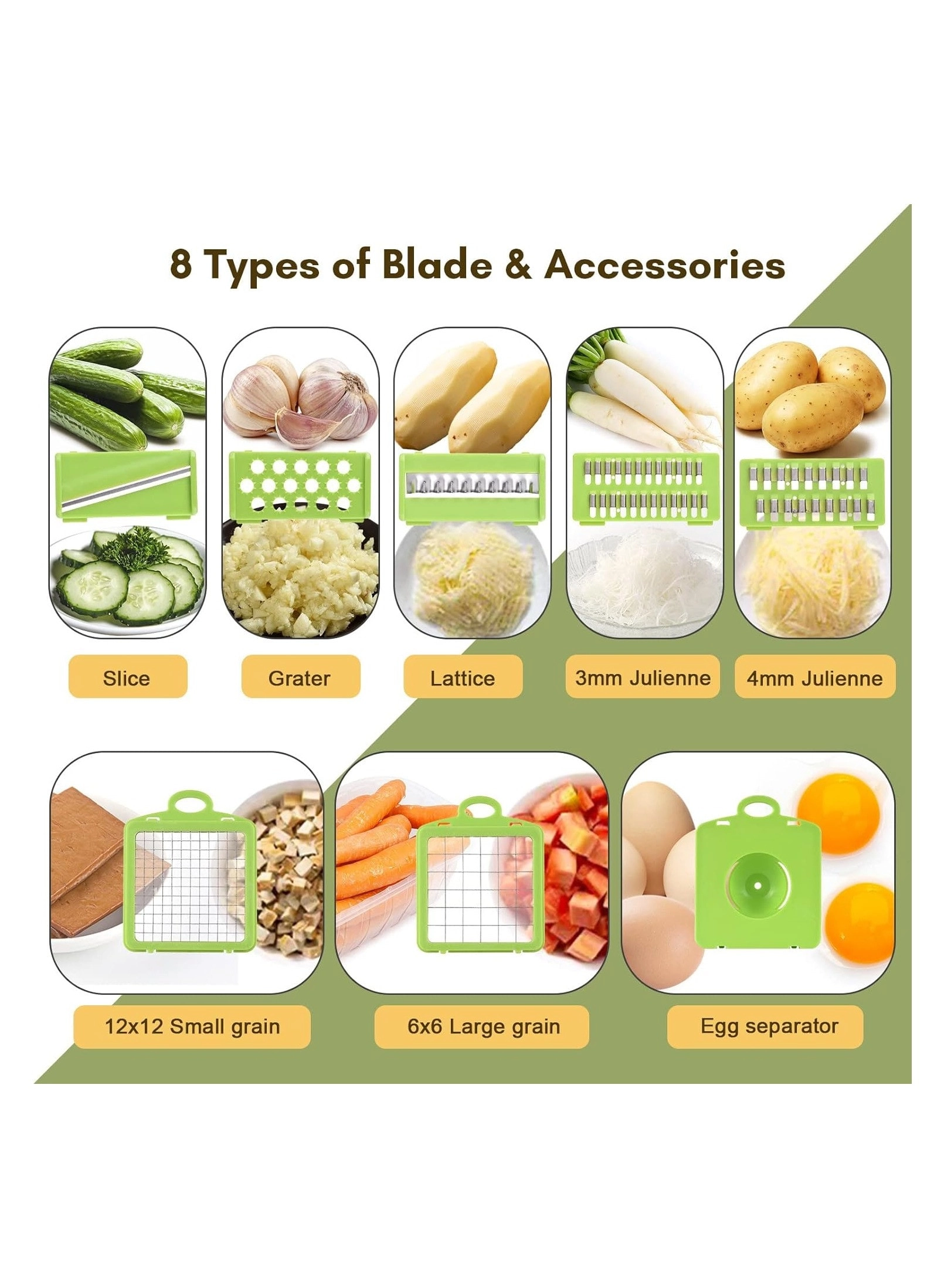 8-in-1 Multifunctional Vegetable Slicer