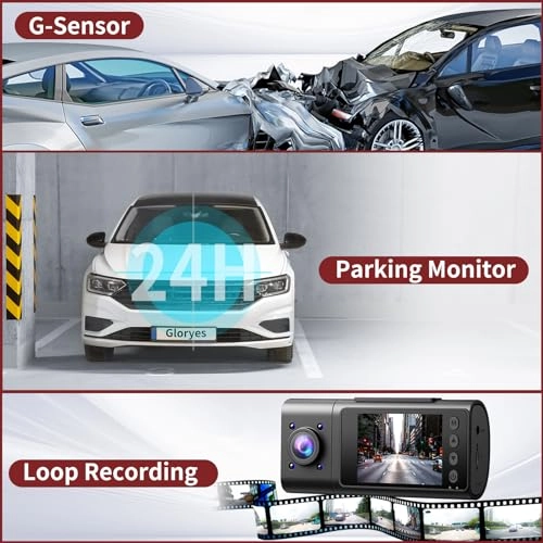 3 channel dash cam 1440P