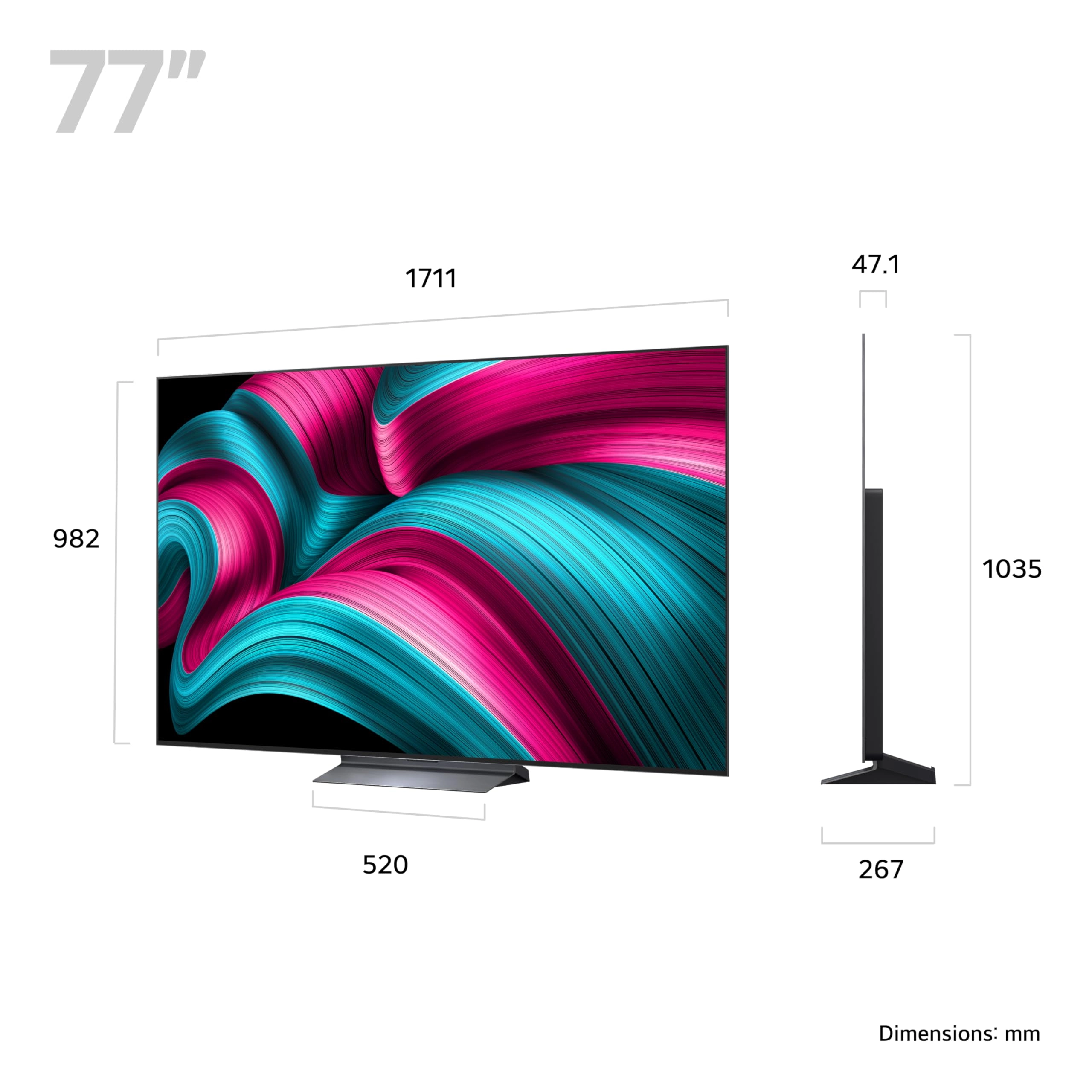 OLED77C55LA - 77-Inch
