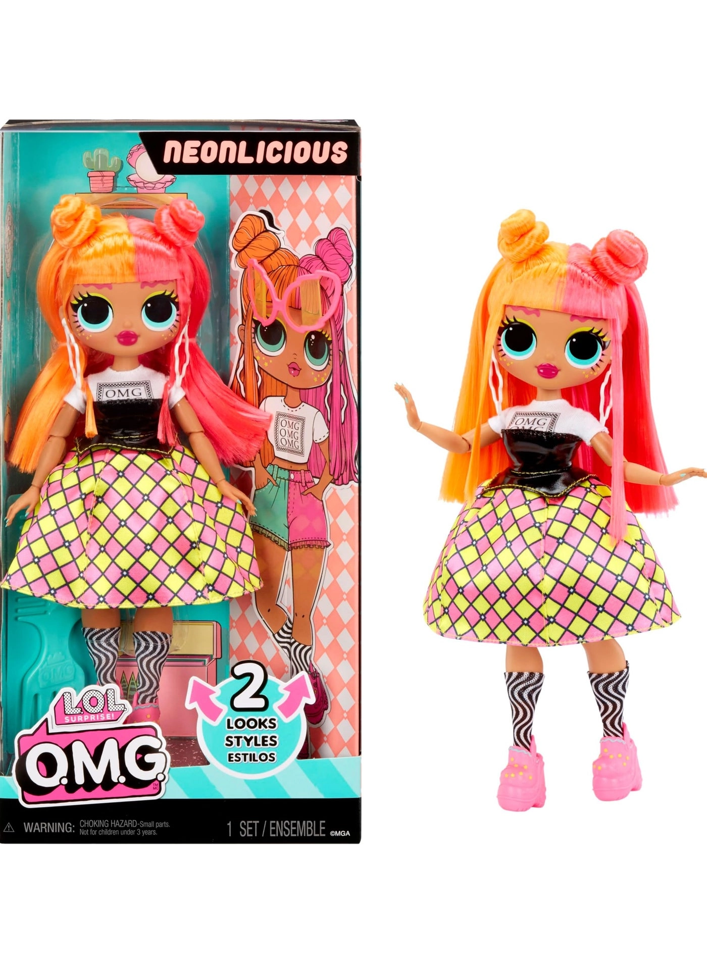 Neonlicious Fashion Doll - 11.5 inches 15 Surprises