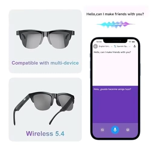 AI translation glasses