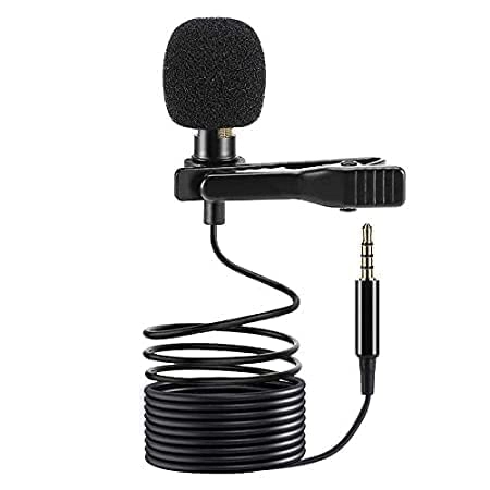 Dynamic Lapel Collar Mic 3.5mm-Mini-Jack Microphone