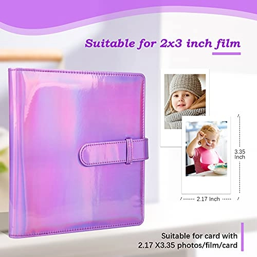 2x3" 256 Pockets PU Leather Photo Album