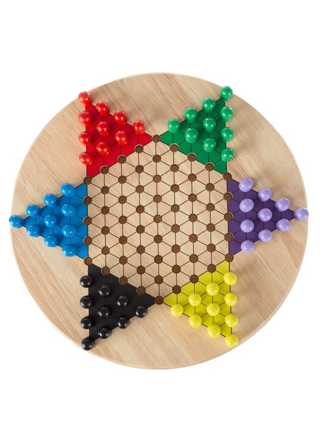 Hey! Play! Eckers - 11 Inch Wooden Board Traditional Pegs Set