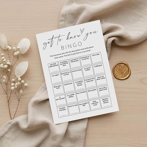 Find Someone Who Bingo Cards - 16 years and up 25