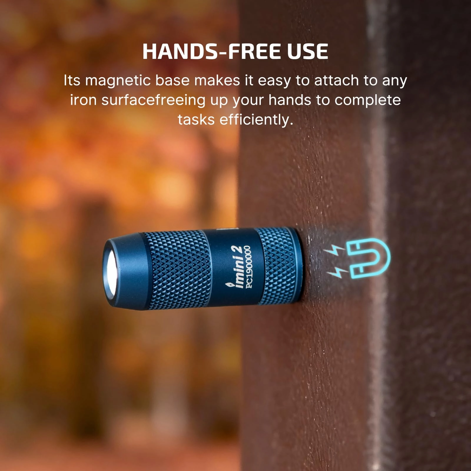 IMINI 2 Keychain Flashlight Rechargeable (50lm)