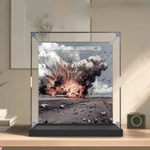 Acrylic Clear Display Box - 26 x 26 x 30 cm Background Painting 3mm