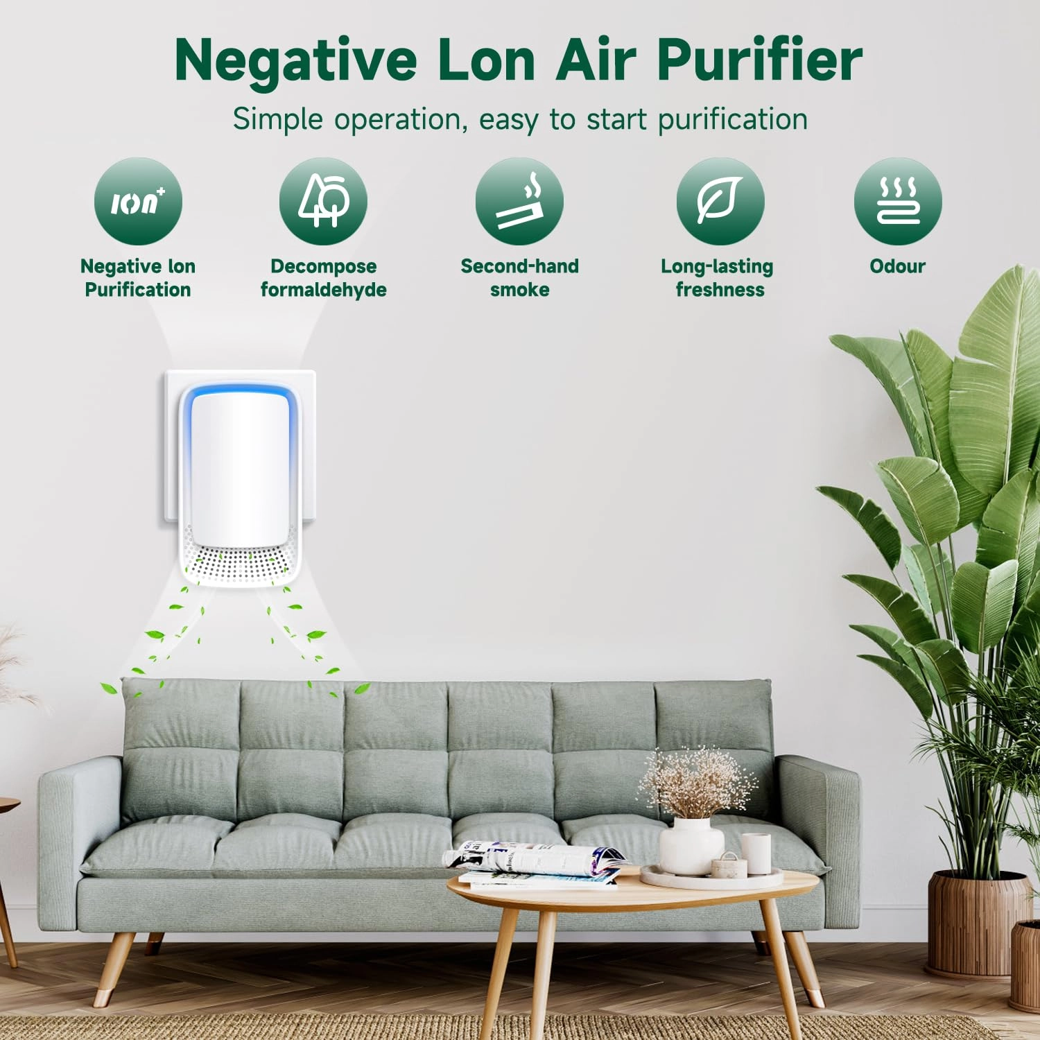 Air Ionizer - 3 Pack Filterless