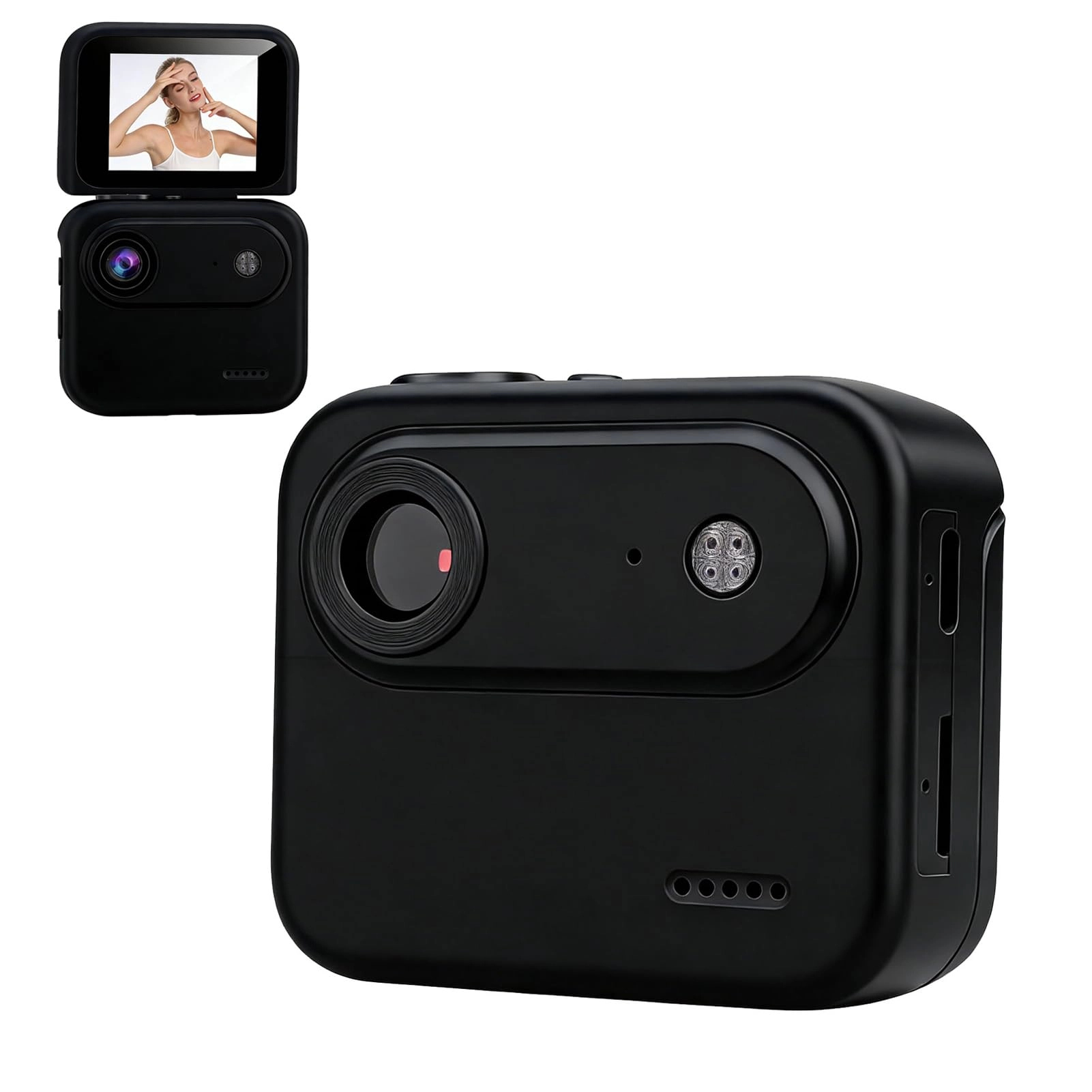 YUEHISY Flip Screen Action Camera - 1290x1080 30FPS