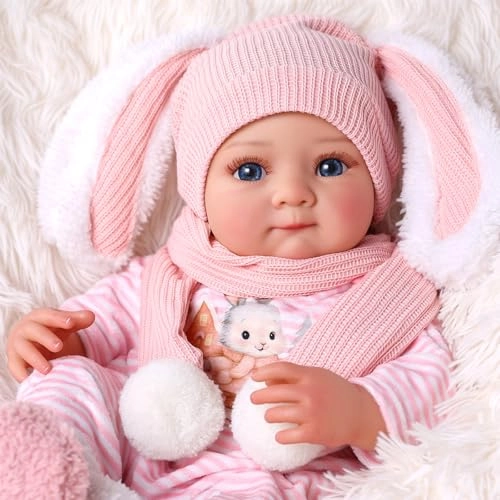 Bettie Reborn Dolls - 43.18 x 17.78 x 12.7 cm Vinyl Ages 3+