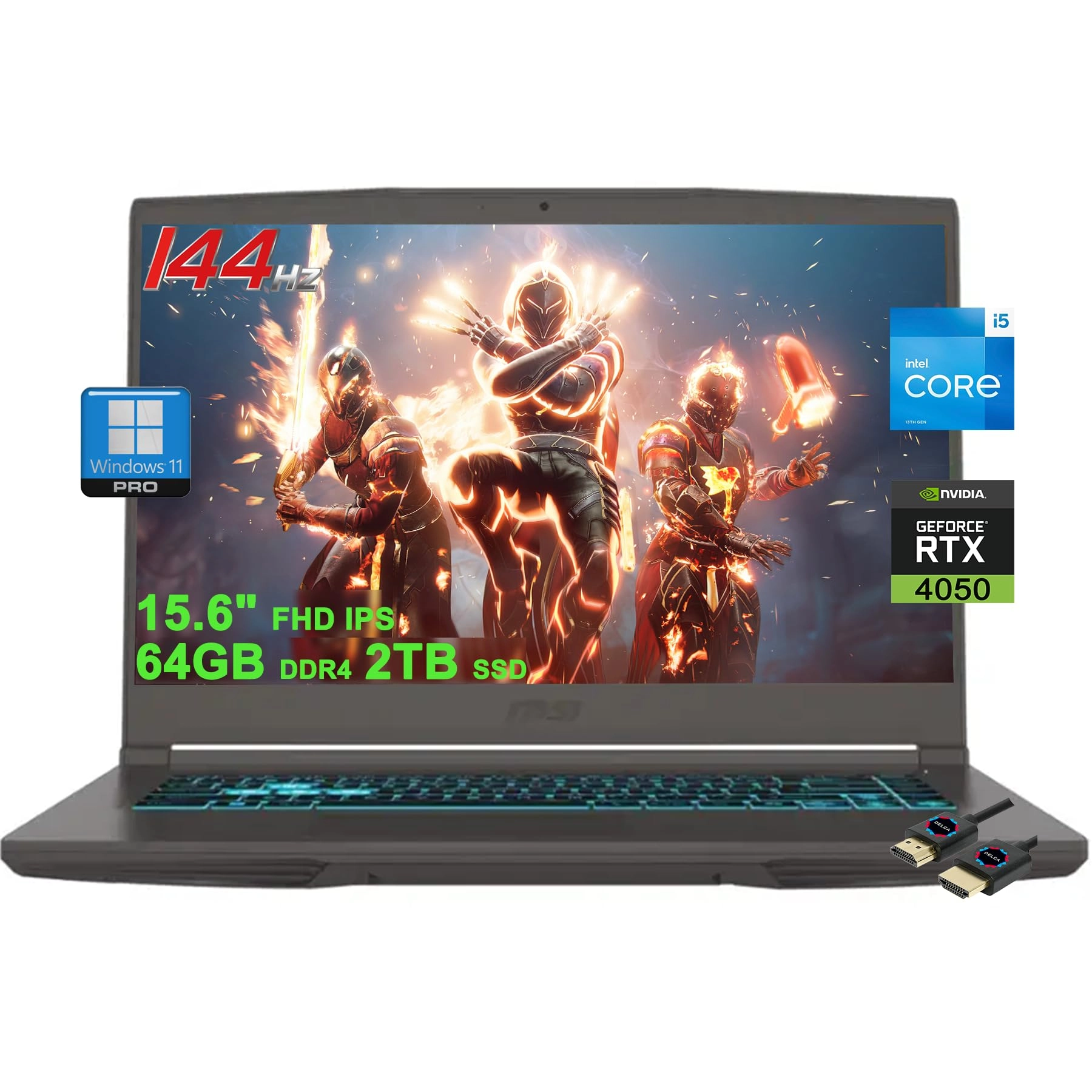 MSI Thin 15 - 15.6" 2TB 64GB i5-13420H