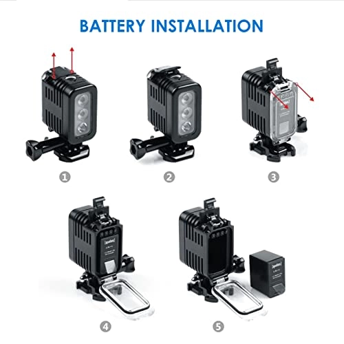 Underwater Fill Light - 147ft USB Rechargeable Dimmable