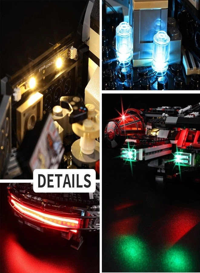 LED Light Kit - Compatible with The Dark Falcon 75389 Lights Only