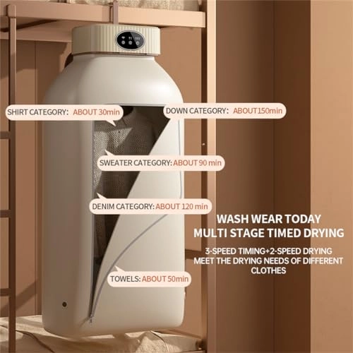 Portable Clothes Dryer - 10KG 600W