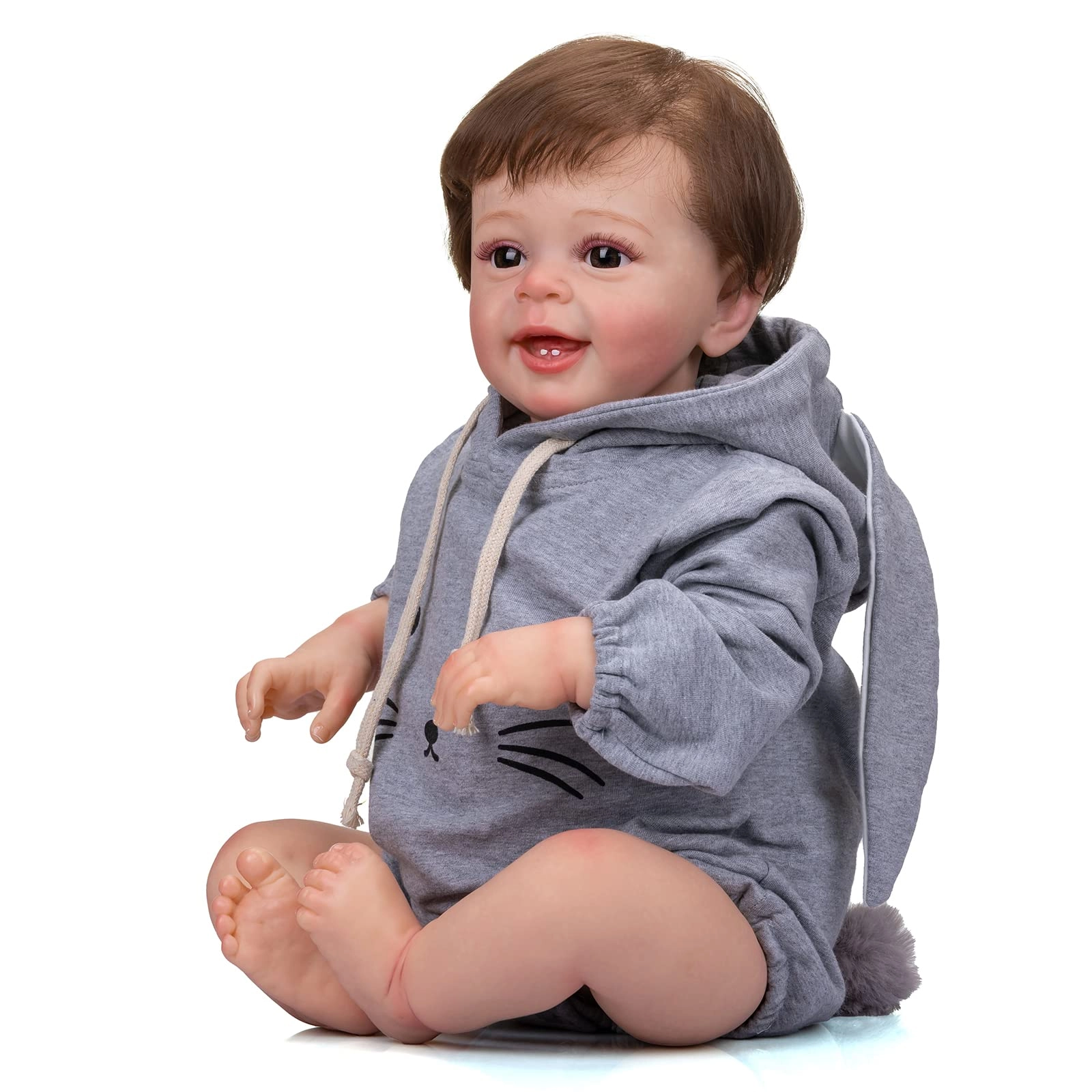 Enjoy with Love Yannik Reborn Baby Doll - 60 cm Boy Hand Painted Hair
