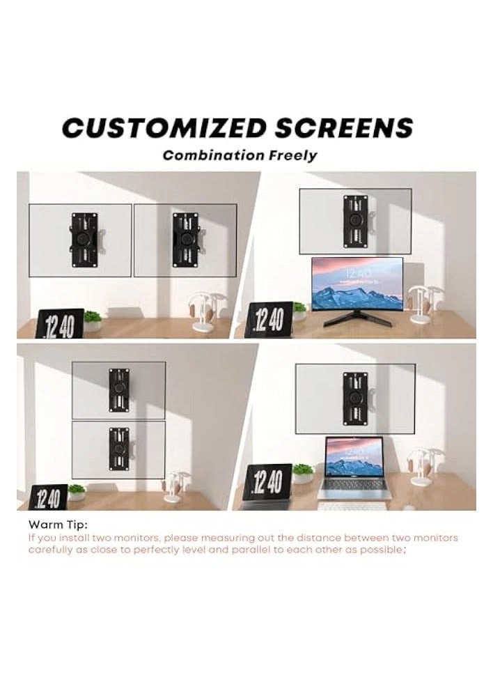 Single Monitor Wall Mount - 32" 100x100mm