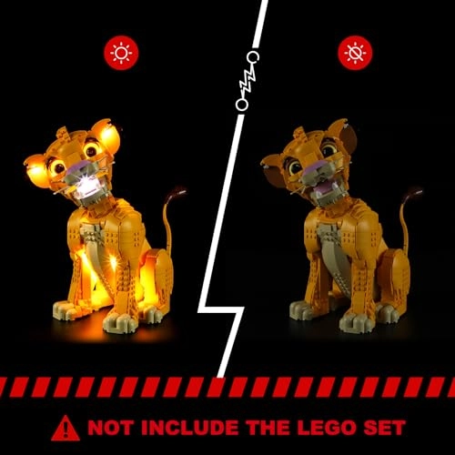 Light Kit for Lego 43247 Simba The Lion King - LED USB