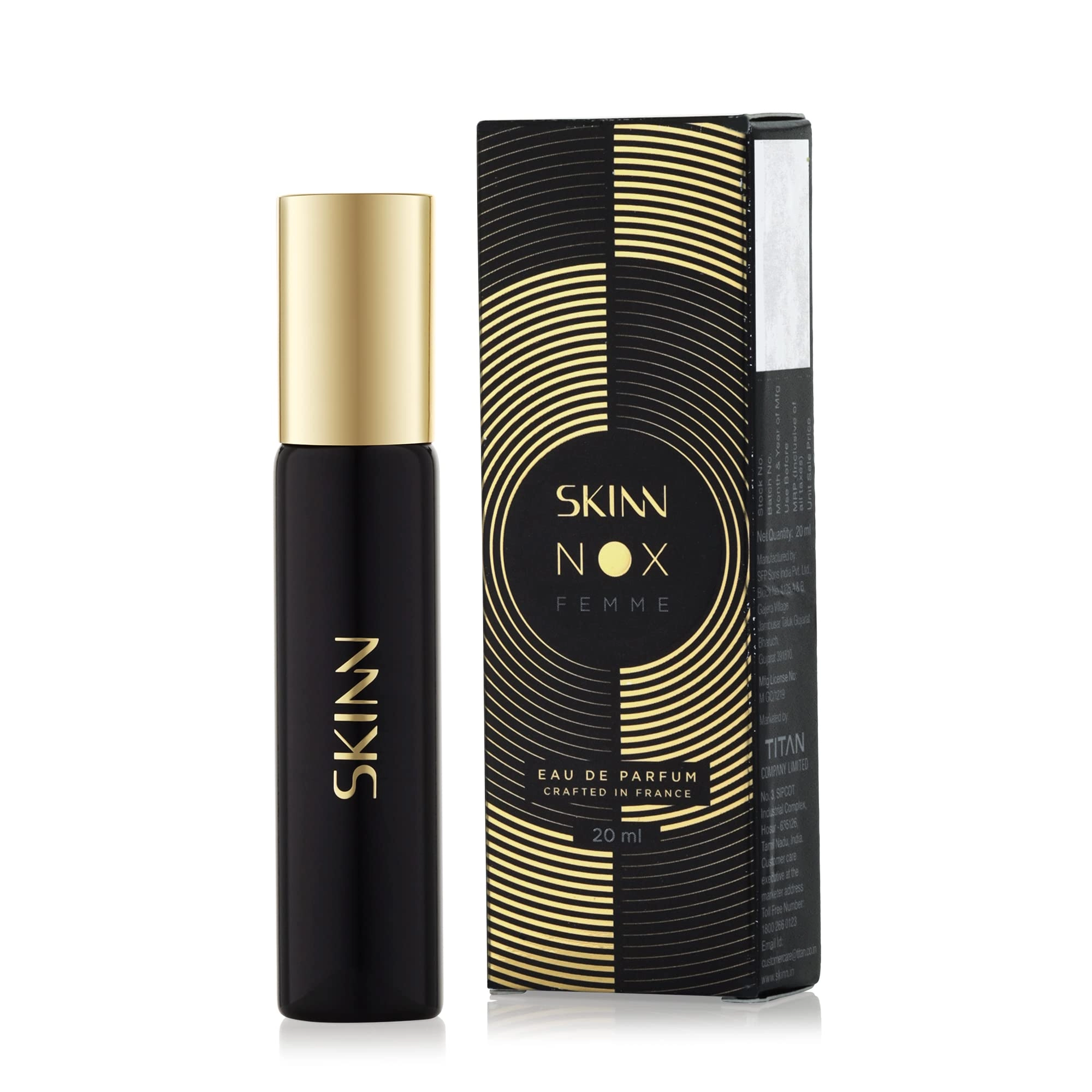 COSMOPAR, 52, Avenue Hélène de Tournon - 07300, Tournon sur Rhône, FRANCE Nox Femme Eau de Parfum 20ml