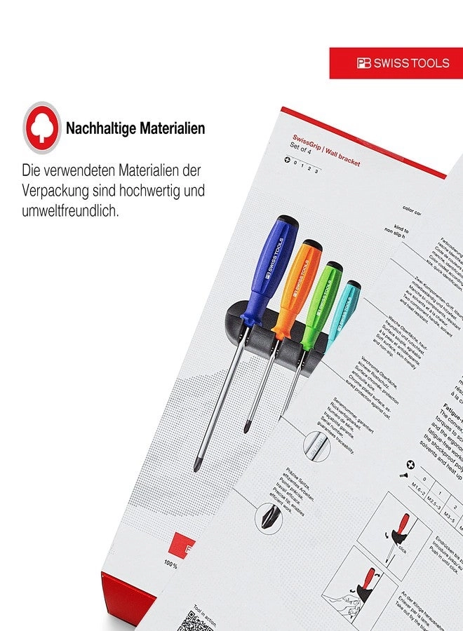 PB 8242.RB Phillips Screwdriver Set (4 Pcs)