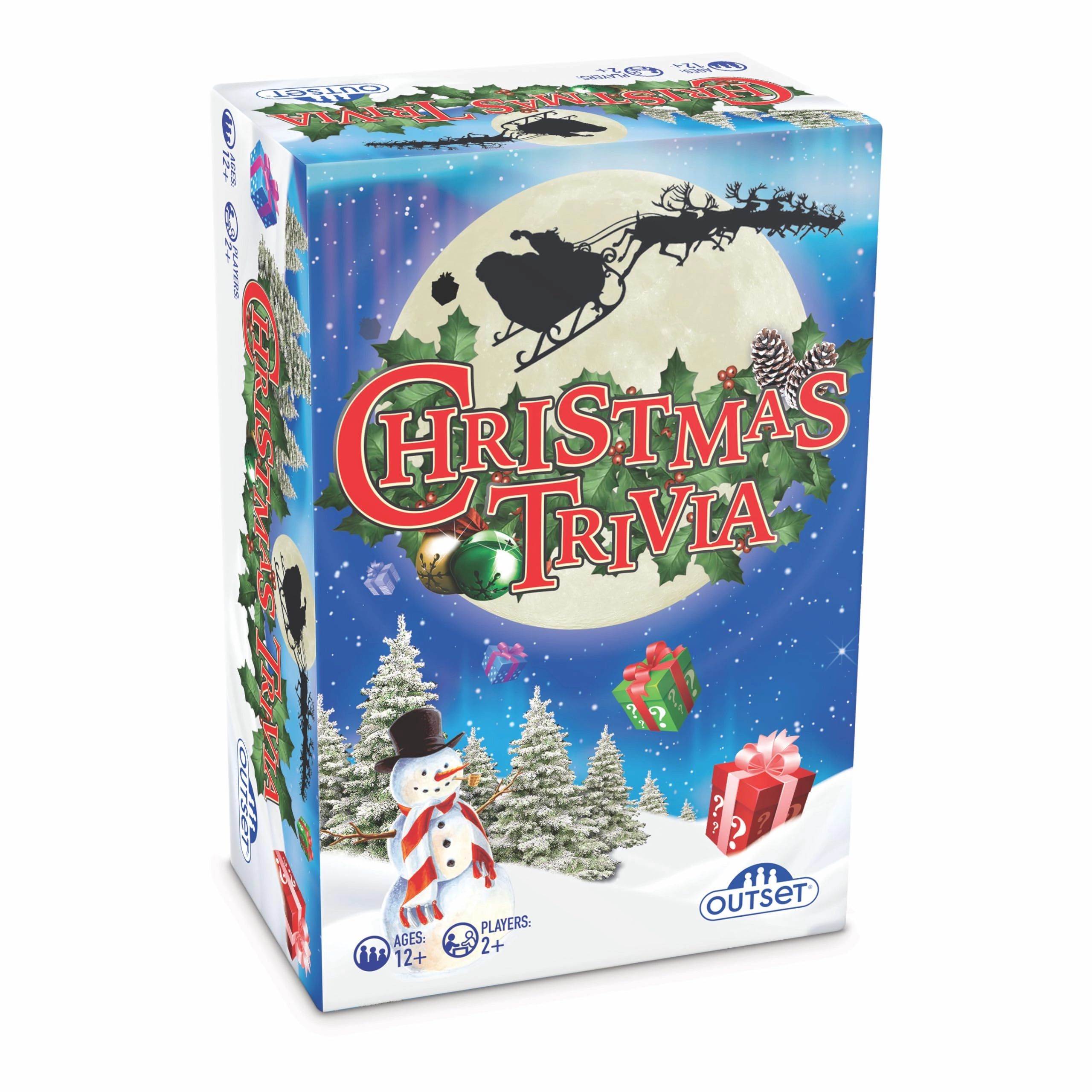 Outset Christmas Trivia Game - 500 Christmas Themed Quiz Questions