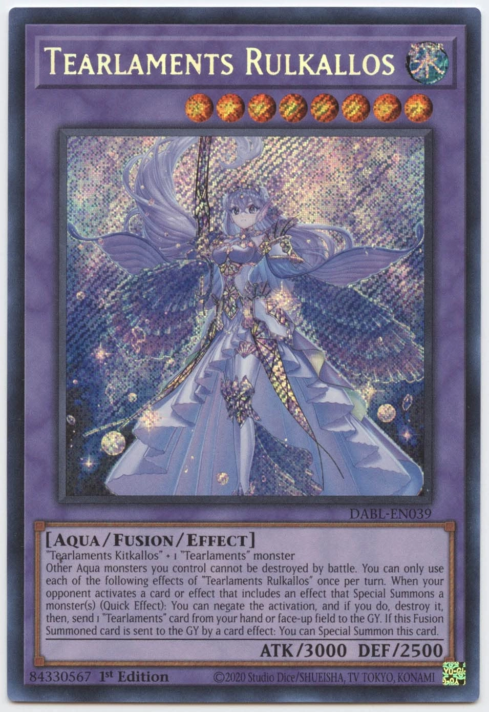 Yu-Gi-Oh! Tearlaments Rulkallos - DABL-EN039 1st Edition