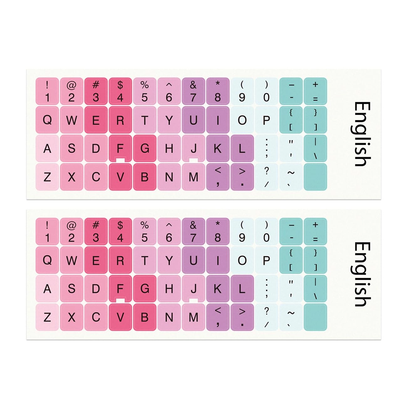 Boaulee Keyboard Stickers - English